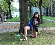 ebony babes public nudity